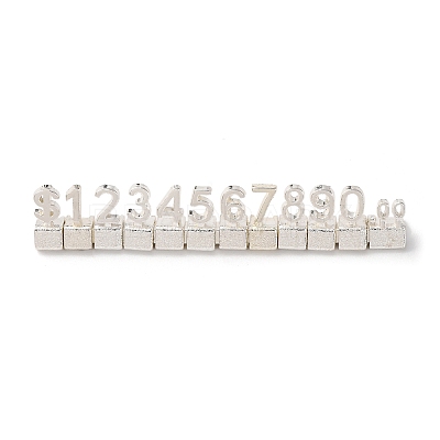 Aluminum Alloy Price Display Cube Adjustable Price Tag ODIS-WH0018-84S-1