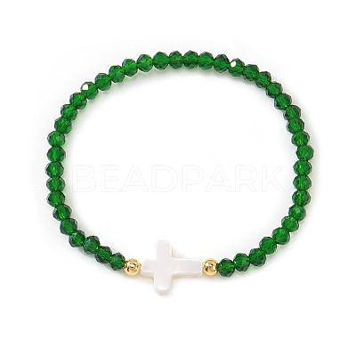 Bohemian Glass Beads Stretch Bracelets KO2121-14-1