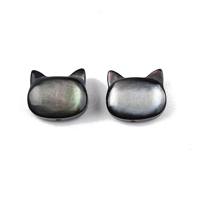 Natural Black Lip Shell Beads SSHEL-N003-147B-1