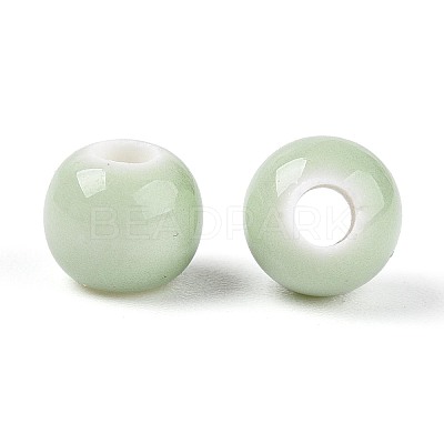 Bright Glazed Porcelain Beads PORC-D300-A34-1