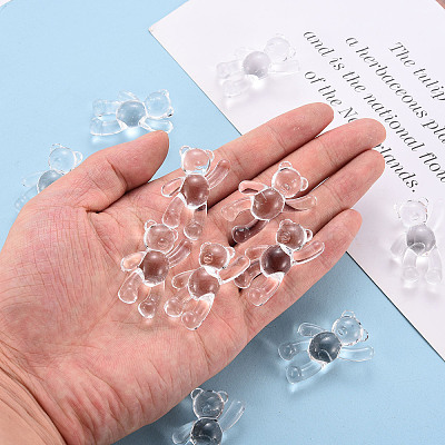 Transparent Acrylic Beads LS-X-MACR-S373-01B-205-1