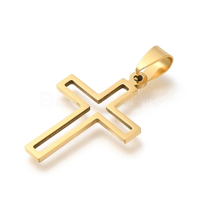 201 Stainless Steel Pendants STAS-R132-01G-01-1