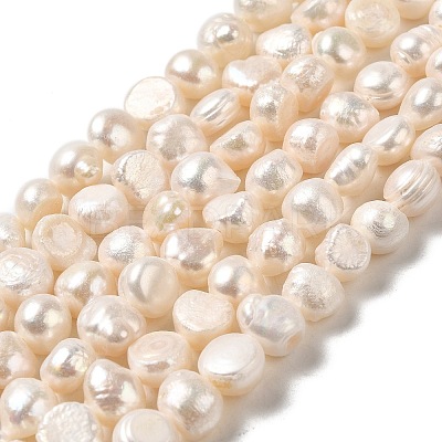 Natural Cultured Freshwater Pearl Beads Strands PEAR-E017-11-1