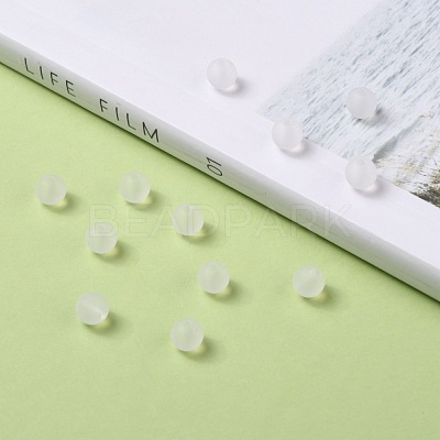 Transparent Acrylic Ball Beads X-FACR-R021-6mm-16-1
