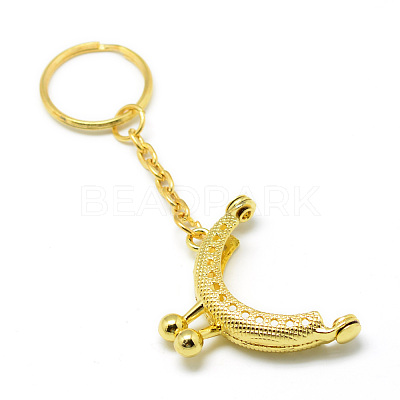 Iron Purse Frame Handle for Bag Sewing Craft Tailor Sewer FIND-T008-186G-1