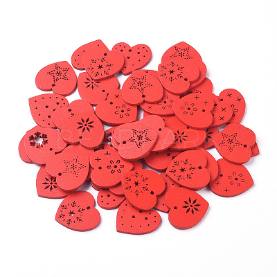 Natural Poplar Wood Pendants LS-WOOD-D010-10A-1