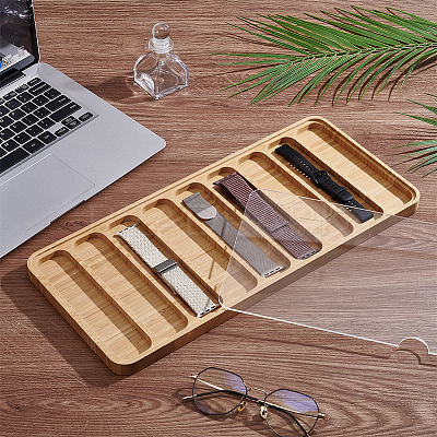 Wooden Watch Display Storage Cases ODIS-WH0099-145B-1