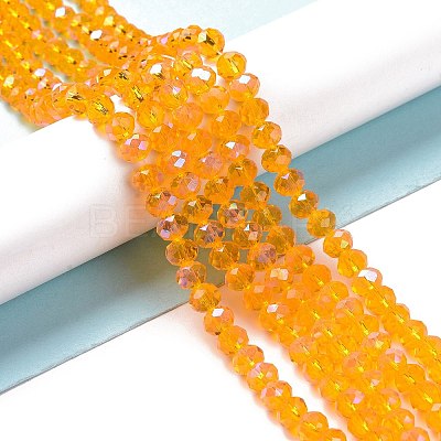 Electroplate Glass Beads Strands EGLA-A034-T4mm-L11-1