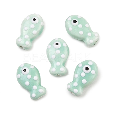 Handmade Porcelain Beads PORC-B009-03C-1