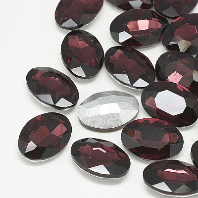Pointed Back Glass Rhinestone Cabochons RGLA-T080-13x18mm-18-1