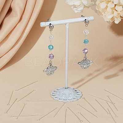 30Pcs 925 Sterling Silver Eye Pins STER-BC0002-59A-1