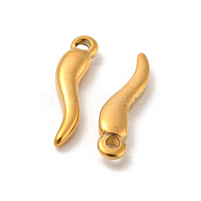 304 Stainless Steel Pendants STAS-L022-213G-1