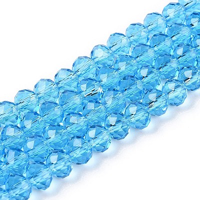 Glass Beads Strands EGLA-A044-T6mm-D08-1