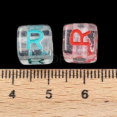 Acrylic European Beads MACR-I042-01R-1