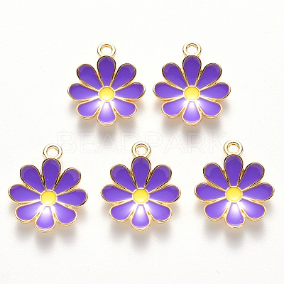 Alloy Enamel Pendants X-ENAM-S121-116D-1
