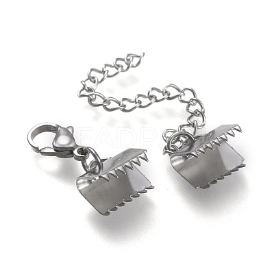 Tarnish Resistant 304 Stainless Steel Curb Chain Extender STAS-K195-21P-03-1