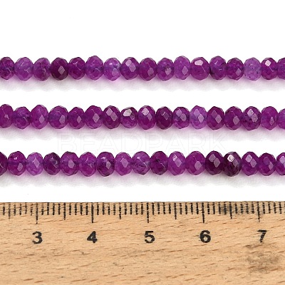 Dyed Natural White Jade Beads Strands GG-CBAF9EE-A19-3x4mm-1