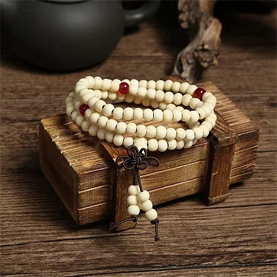108 Beads Prayer Mala Bracelet PW-WG98399-11-1