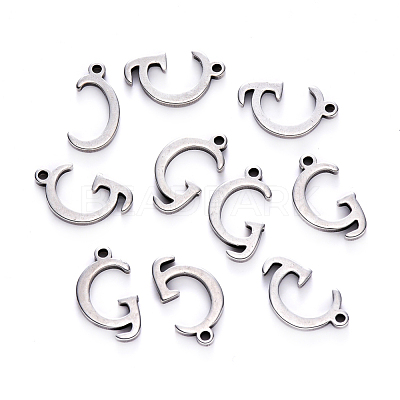 Tarnish Resistant 201 Stainless Steel Charms STAS-R105-G-1
