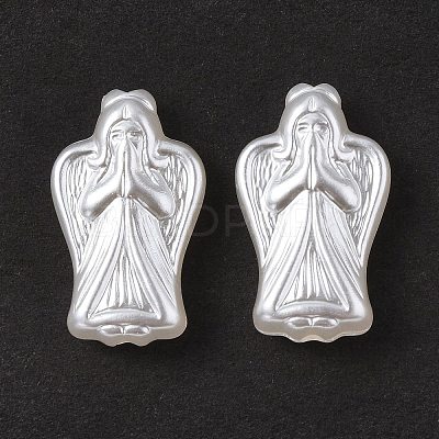 ABS Plastic Imitation Pearl Beads OACR-P007-68-1