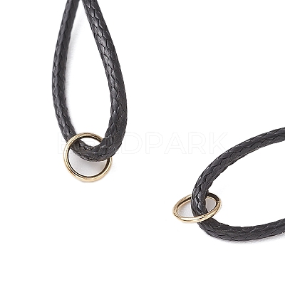 Adjustable Waxed Polyester Cord Bracelet Making AJEW-JB01312-01-1