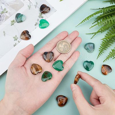 20Pcs 2 Style Natural Mixed Cabochons G-FH0001-21-1