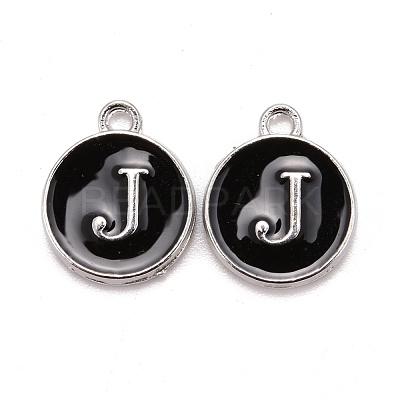 Platinum Plated Alloy Charms ENAM-S118-02J-P-1
