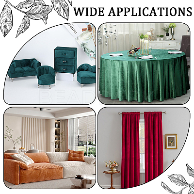 Velvet Fabric DIY-WH0530-71B-1