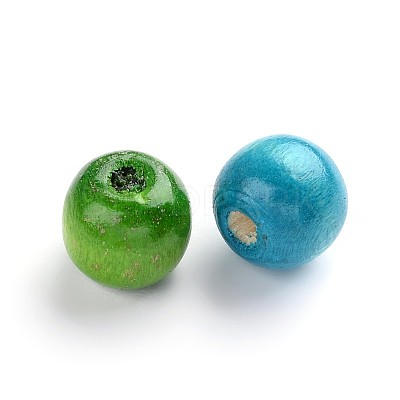 Natural Maple Wood Beads TB12mmY-1
