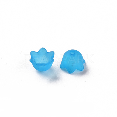 Transparent Acrylic Beads Caps PL543-1