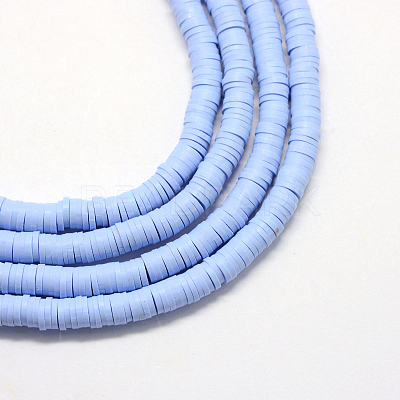 Handmade Polymer Clay Beads X-CLAY-R067-8.0mm-32-1