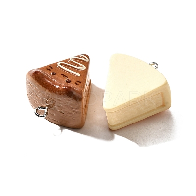 Cute Opaque Resin Pendants X-RESI-S014-01-1