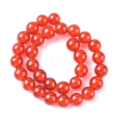 Natural Carnelian Beads Strands X-G-C076-6mm-2A-1