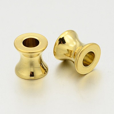 Column 304 Stainless Steel European Beads STAS-N062-56G-1