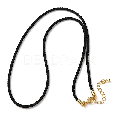 2MM Round Nylon Milan Cord Necklace Makings MAK-F038-C19-G-1
