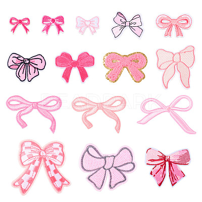 15Pcs 15 Styles Computerized Embroidery Cloth Patches PATC-TA0001-12-1