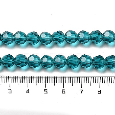 Transparent Glass Beads LS-EGLA-A035-T8mm-D12-1