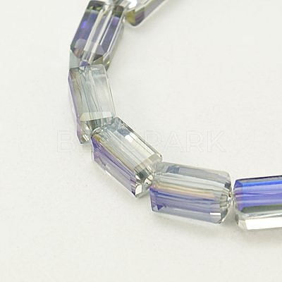 Electroplate Glass Beads EGLA-J023-8x4mm-02-1