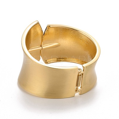 Alloy Chunky Twist Wide Cuff Bangle BJEW-K223-01MLG-1