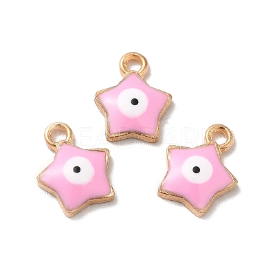 Alloy Enamel Charms ENAM-Q448-01LG-01-1