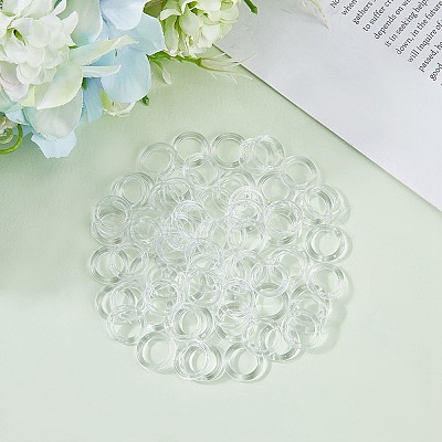100Pcs Plastic Linking Rings KY-CN0001-01A-1