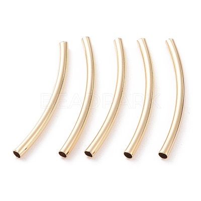 Brass Tube Beads X-KK-Y003-89B-G-1