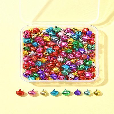 200Pcs 2 Styles Aluminum Bell Charms FIND-FS0003-80-1