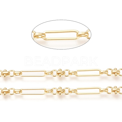 Brass Handmade Link Chains CHC-M019-06G-1