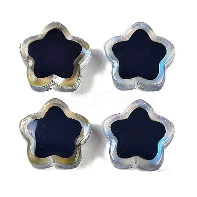 Two Tone Glass Mood Beads GLAA-Z007-06A-1
