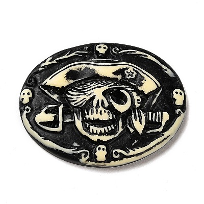 Halloween Opaque Resin Cabochons CRES-F023-02-1