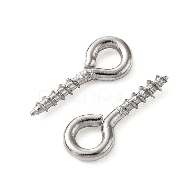 Tarnish Resistant 304 Stainless Steel Screw Eye Pin Peg Bails X-STAS-L234-165C-P-1