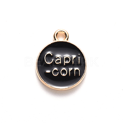 Alloy Enamel Pendants ENAM-S124-01B-08E-1