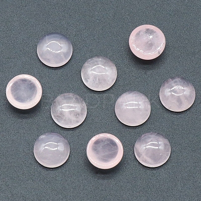 Natural Rose Quartz Cabochons PW-WG51238-08-1
