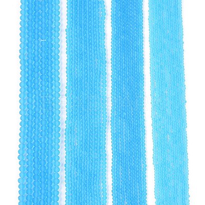 Transparent Glass Beads Strands EGLA-A044-T4mm-MD08-1